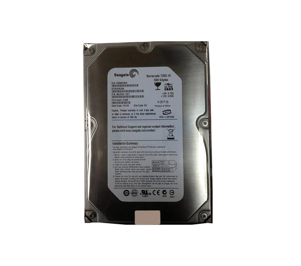 ST3500630A - Seagate BarraCuda 7200.10 Series 500GB 7200RPM IDE Ultra ATA/100 ATA-6 16MB Cache CE 3.5-Inch Hard Drive