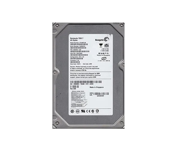 ST340014A - Seagate BarraCuda 7200.7 Series 40GB 7200RPM IDE Ultra ATA/100 ATA-6 2MB Cache CE 3.5-Inch Hard Drive