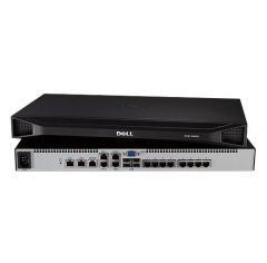 14GWJ - Dell PowerEdge 1082DS Remote KVM Console Switch 8-Port RJ-45 VGA DB-9 4x USB 2.0 Rackmount Management Solution