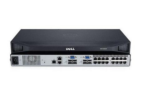036YRJ - Dell PowerEdge 16 x Ports + 2 x Ports VGA 15-Pin + 1 x Port DB-9 KVM Console Switch