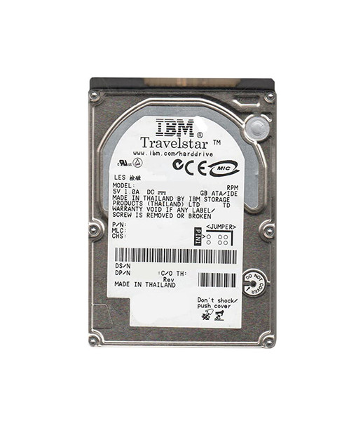 13N6872 - Lenovo 40GB 4200RPM IDE Ultra ATA/100 ATA-6 2MB Cache 2.5-Inch Hard Drive