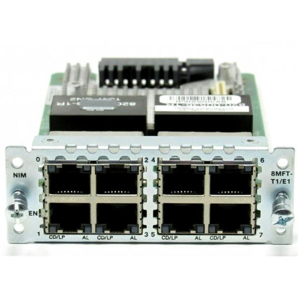 NIM-8MFT-T1/E1= - Cisco 8 x Ports Multiflex Trunk Voice/Clear-channel Data T1/E1 Module