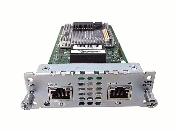 NIM-2MFT-T1/E1= - Cisco 2 x Ports T1/E1 Multi-flex Trunk Voice/Clear-Channel Data T1/E1 Module for 4000 Series Integrated Services Router