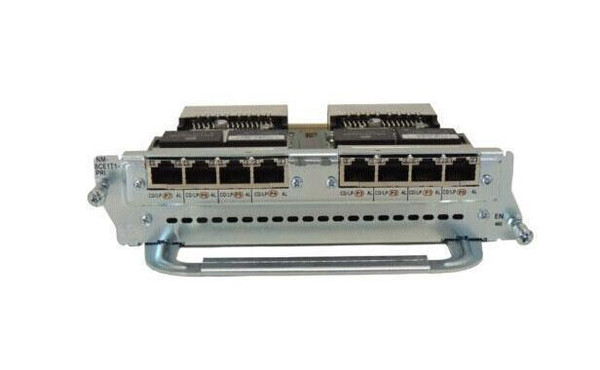 NM-8CE1T1-PRI= - Cisco 8 Port Channelized T1/E1 and ISDN PRI Network Module 8 x Channelized E1/T1/ISDN-PRI WAN