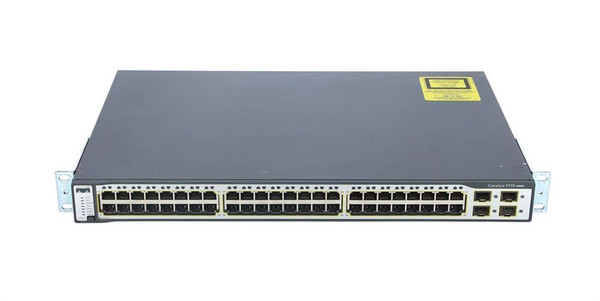 WS-C3750-48TS-S-RF - Cisco Catalyst 3750 48-Port Fast Ethernet Switch, Managed