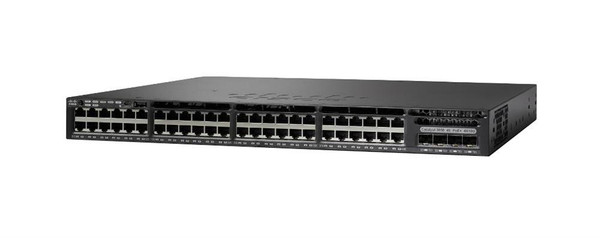 WS-C3650-48PD-E= - Cisco Catalyst 3650 Series 48-Ports 10/100/1000Base-T RJ-45 POE + Manageable Layer4 Rack-mountable 1U