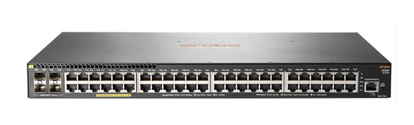 JL256AR#ABB - HP Aruba 2930F Switch 48 PoE+ Ports 1GbE + 4 SFP+ Layer 3 Managed Rack-Mount Gigabit