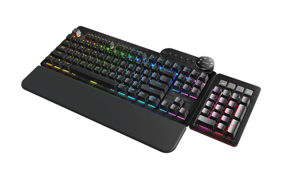 MG-EVK1G-CO1-DE - Mountain Everest Max Modular Mechanical Keyboard with RGB Backlighting & Hot-Swappable Switches