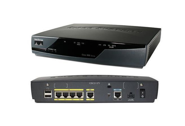 CISCO878-K9-RF - Cisco 878 G.SHDSL Integrated Services Router 4 x 10/100Base-TX LAN, 1 x WAN, 1 x ISDN BRI (S/T) WAN