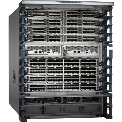 C1-N7710-B26S2E-R - Cisco ONE Nexus 7000 Series N7710 10 x Expansion Slots 14U Rack-mountable Layer 3 Managed Network Switch Chassis