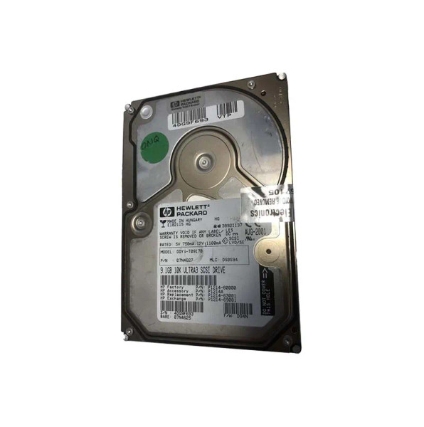 P1214-60000 - HP 9.1GB 10000RPM Ultra-160 SCSI Hot-Pluggable LVD 80-Pin 3.5-Inch Hard Drive