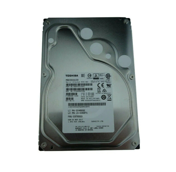 0C48932 - Lenovo 1TB 7200RPM SAS 6Gb/s Hot Swappable 16MB Cache 3.5-Inch Hard Drive