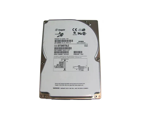 ST34573LC - Seagate BarraCuda 9LP 4.55GB Wide Ultra2 SCSI 7200RPM 512KB Cache Hot Swappable 3.5-inch Hard Drive