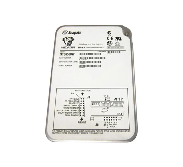 ST36530W - Seagate 6GB 7200RPM Wide Ultra2 SCSI 3.5-inch Hard Drive
