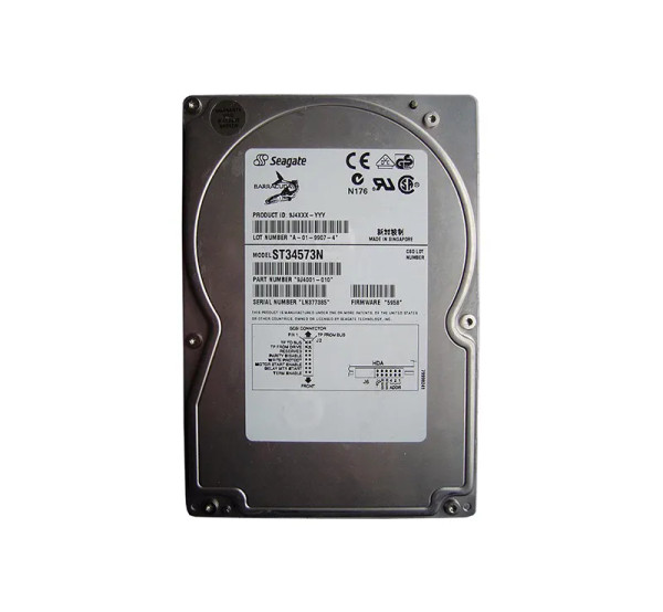 ST34573N - Seagate BarraCuda 9LP Series 4.55GB 7200RPM Fast SCSI 512KB Cache 3.5-Inch Hard Drive