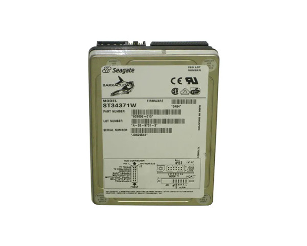 ST34371W - Seagate BarraCuda 4LP Series 4.2GB 7200RPM Wide Ultra SCSI 512KB Cache CE 68-Pin 3.5-Inch Hard Drive