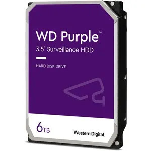 WD62PURZ - Western Digital Purple 6TB 5640RPM SATA 6Gb/s 128MB Cache 3.5-Inch Surveillance Hard Drive