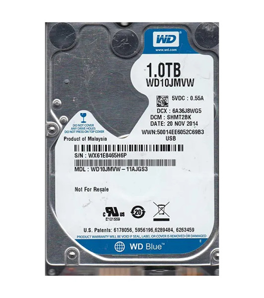 WD10JMVW-11AJGS3 - Western Digital 1TB 5400RPM USB 3.0 8MB Cache 2.5-Inch External Hard Drive