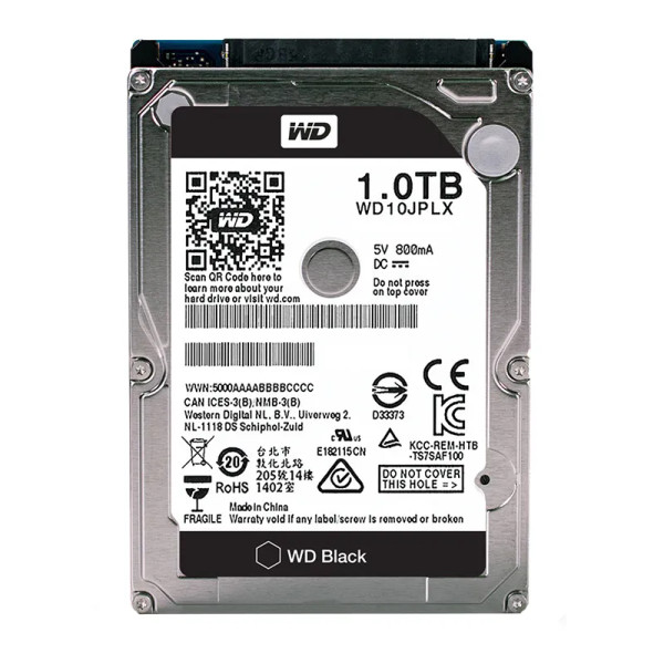 WD10JPLX - Western Digital Black 1TB 7200RPM SATA 6Gb/s 32MB Cache 2.5-Inch Hard Drive