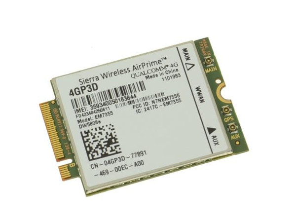 4GP3D - Dell 100Mbps PCI-Express M.2 Wireless G Network Card