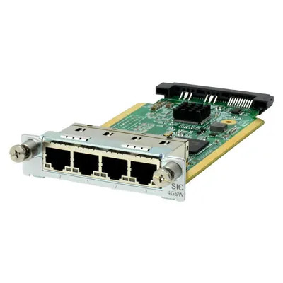 JG739A - HP FlexNetwork MSR 4 x Ports 1000Base-T Smart Interface Card SIC Module