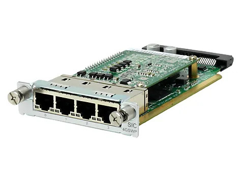 JG740A - HP MSR 4 x Ports 1000Base-T RJ-45 Gigabit Ethernet PoE Switch SIC Network Switch Module