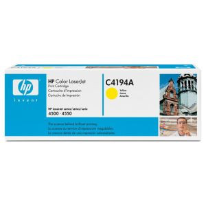 C4194AX - HP Toner Cartridge (Yellow) for Color LaserJet 4500/4550 Series Printer