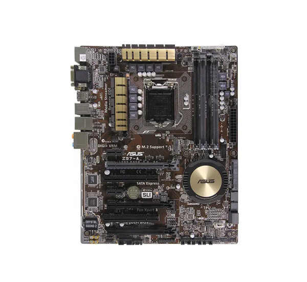 Z97-A - Asus Socket LGA1150 Intel Z97 Chipset ATX System Board Motherboard Supports Celeron/ Core i3/Core i5/ Core i7/ Pentium Series DDR3 4x DIMM