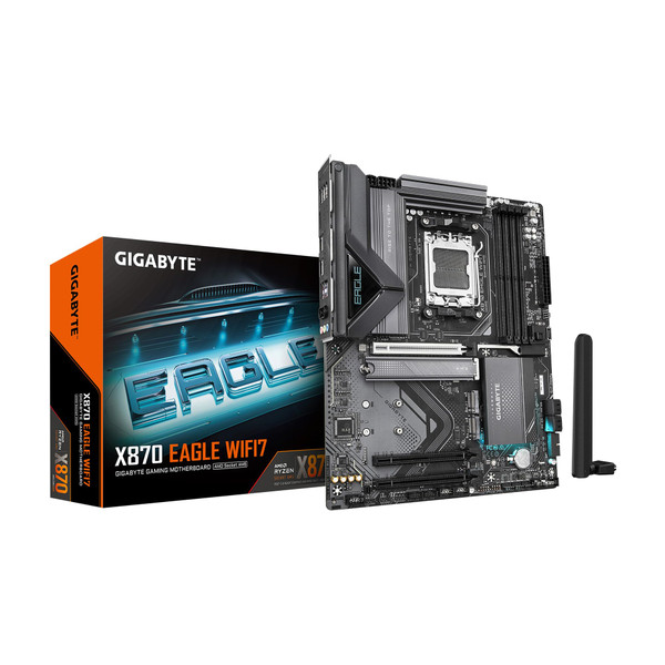 X870 EAGLE WIFI7 - GIGABYTE AMD AM5 ATX Motherboard Socket AM5 Ryzen Zen4 WIFI7 Gigabyte X870 EAGLE