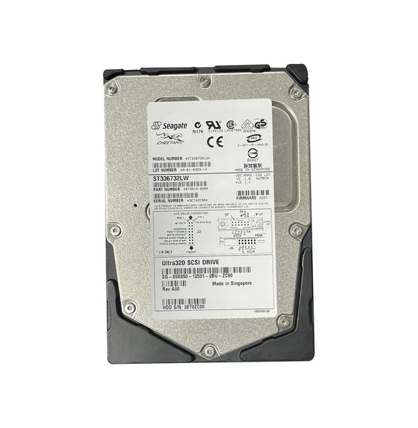 ST336732LW - Seagate Cheetah 36.7GB 15000RPM Ultra320 SCSI 3.5-Inch Hard Drive