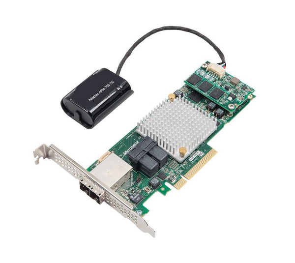 ASR-8885Q - Adaptec 8-Port (Internal) 8-Port (External) SAS 12Gbps / SATA 6Gbps PCI Express 3.0 x8 MD2 Low Profile RAID 0/1/1E/5/6/10/50/60