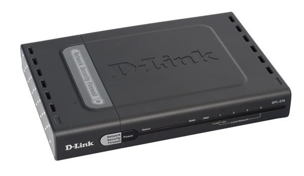 DFL-210 - D-Link NetDefend VPN/Firewall 4x 10/100Base-TX LAN, 1x 10/100Base-TX WAN, 1x 10/100Base-TX DMZ