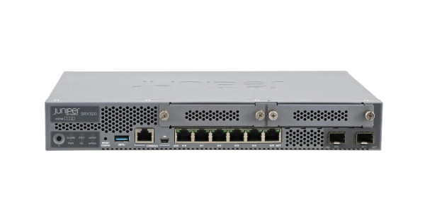 SRX320-SYS-JB - Juniper Networks SRX320 1U Desktop Gateway 6 x 1Gb RJ-45 + 2 x 1GbE SFP Ports, Network Security