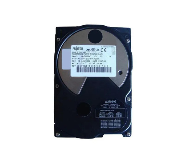 CA01602-B91700CL - Fujitsu 2.6GB 5400RPM IDE Ultra ATA/33 ATA-4 256KB Cache 3.5-Inch Hard Drive