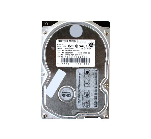 CA05423-B934000A - Fujitsu 20.4GB 5400RPM IDE Ultra ATA/66 ATA-5 512KB Cache 3.5-Inch Hard Drive