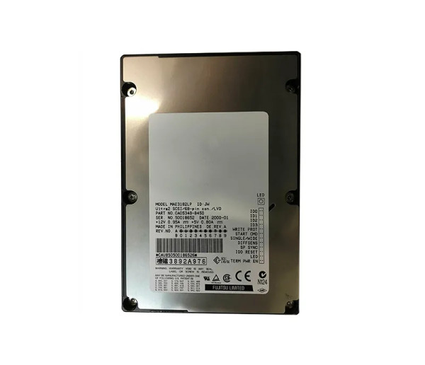 CA05348-B450 - Fujitsu 18GB 7200RPM Wide Ultra2 SCSI 68-Pin 2MB Cache 3.5-Inch Hard Drive