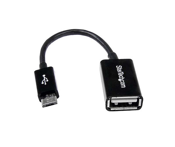 UUSBOTG - StarTech 5in Micro USB to USB OTG Host Adapter M/F