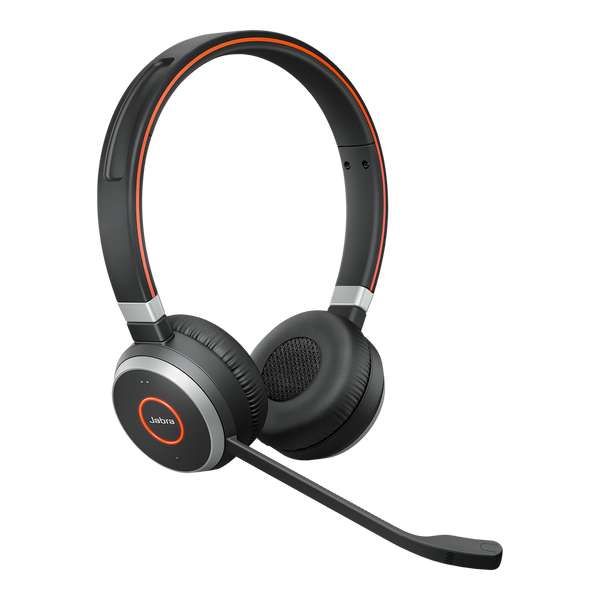 6101544 - AGFEO Evolve 65 BT Duo Wireless Calls/Music 111 g Headphones Gray