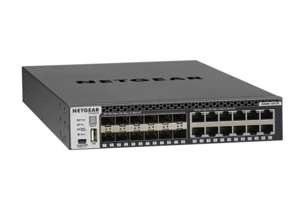 XSM4324S-100AJS - Netgear M4300-12X12F 12 x 10GBase-T + 12 x SFP+ Ports Layer3 Managed Switch
