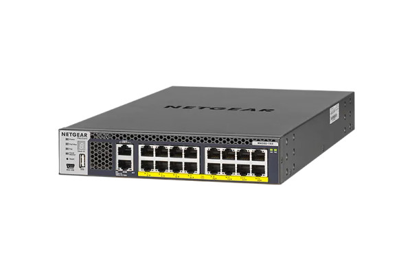 XSM4316PB - Netgear M4300-16X 16 PoE+ 10GBase-T Layer3 Managed Stackable Switch