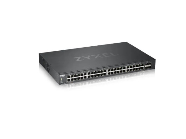 XGS1930-52 - ZyXEL 48 x Ports 10/100/1000Base-T + 4 x SFP+ Ports 10Base-X Layer 2 Managed 1U Rack-mountable Gigabit Ethernet Network Switch