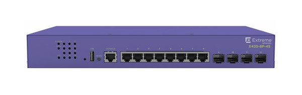 X435-8P-4S - Extreme Networks X435 8-port PoE Switch with 4 x 1G/2.5G SFP ports