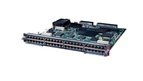WS-X6548-GE-TX= - Cisco Catalyst 6500 48 x Ports PoE 10/100/1000Base-T Fabric-Enabled Ethernet Interface Module