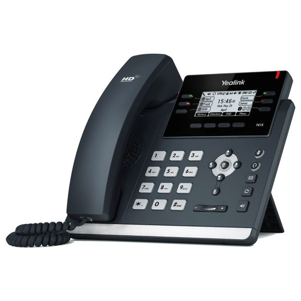 SIP-T41S - Yealink 6-Line Professional VoIP IP Phone with HD Voice & Backlit Display