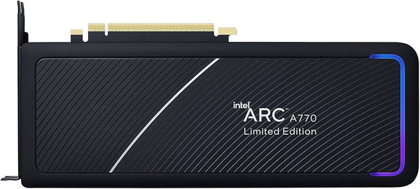 21P01J00BA - Intel Arc A770 Limited Edition 16GB GDDR6 256-Bit PCI-Express 4.0 x16 3x DisplayPorts 1x HDMI Graphics Card