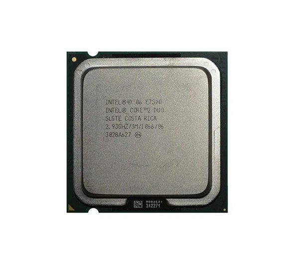 455678-334 - Intel Core 2 Duo E7500 Dual-core 2 Core 2.93GHz 1066MHz FSB 3MB L2 Cache Socket LGA775 Processor