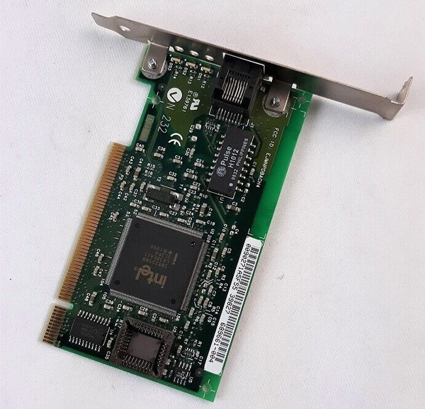 689661-004 - Intel PRO/100+ Single-Port RJ-45 100Mbps 10Base-T/100Base-TX Fast Ethernet PCI Network Adapter