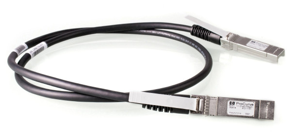 J9281A - HP 1-Meter SFP+ to SFP+ Passive Twinax Direct Attach Cable for Aruba OfficeConnect Switch Series X242 Connector