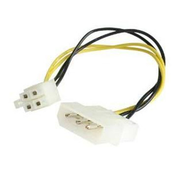 LP4P4ADAP - StarTech 6in LP4 to P4 Auxiliary Power Cable Adapter