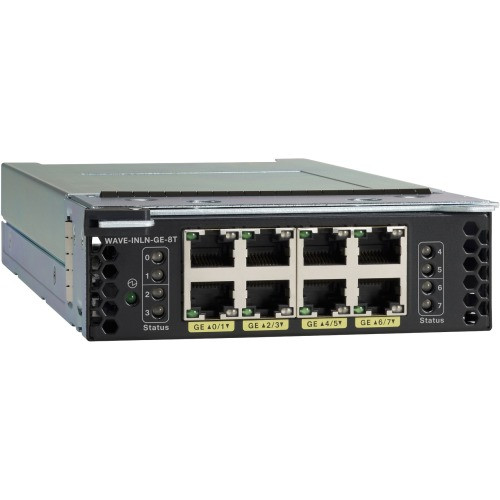 WAVE-INLN-GE-8T - Cisco 8-Ports 10/100/1000Base-T LAN100 Expansion Module